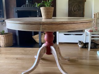 Mesa comedor vintage restaurada