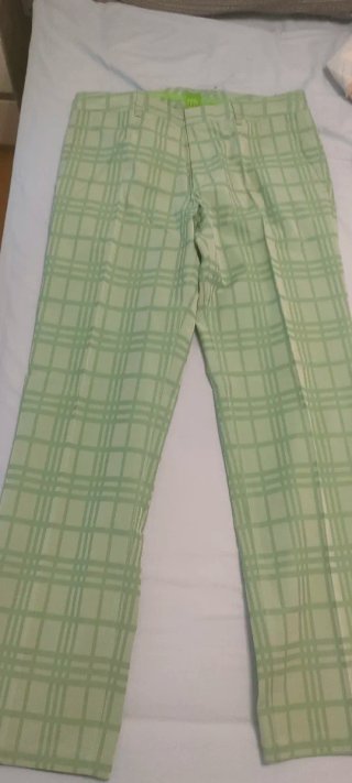 Pantaloni Hugo Boss Uomo Verde a Quadri