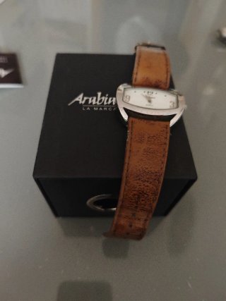 Reloj Arabians Mujer Marrón/Plata
