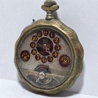 Antico Orologio "Presto" 8 Jours Non Funzionante