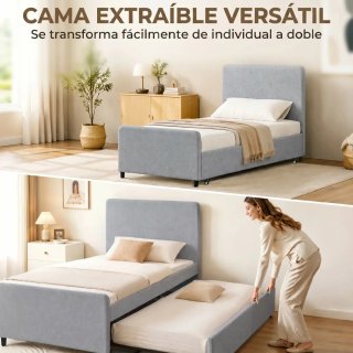 Cama Nido Individual 90x190 cm