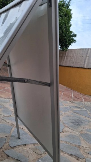 Caballete Publicitario Aluminio 2 Caras Plegable