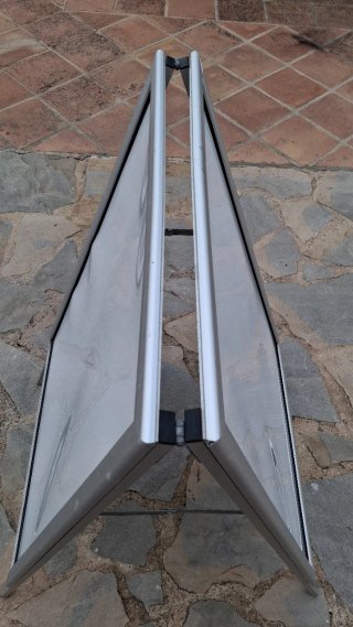 Caballete Publicitario Aluminio 2 Caras Plegable