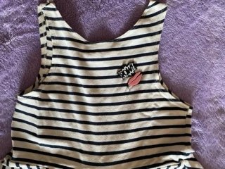 Vestido a rayas para niñas