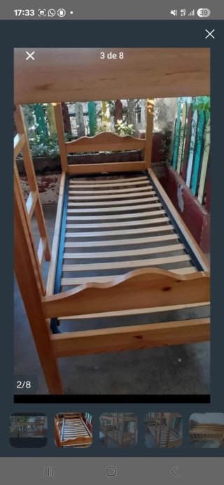 Litera de madera