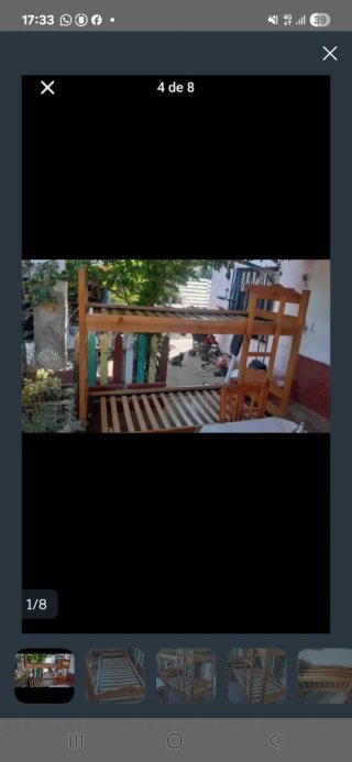 Litera de madera