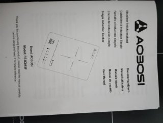 Placa Inducción Portátil Aobosi 100W-2000W