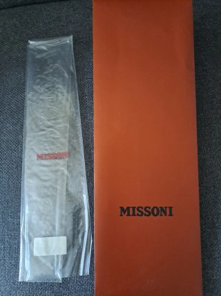 Cravatta Missoni 100% Seta
