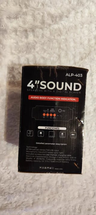 Altavoz Portátil ALP 4 con Bluetooth.nuevo