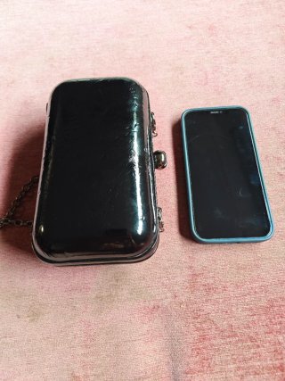 Bolso de fiesta negro Misako