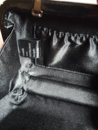 Bolso de fiesta negro Misako
