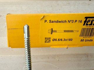 Tornillos autorroscantes Fesit 5.5/6.3x150 cm