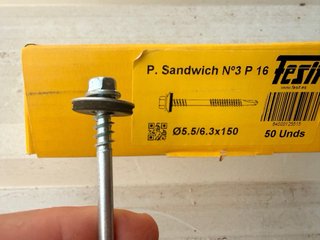 Tornillos autorroscantes Fesit 5.5/6.3x150 cm