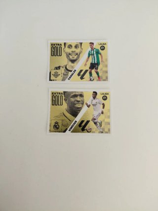 LIGA ESTE 23-24 EXTRA GOLD: Canales y Vinicius