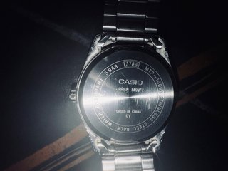 Orologio Casio Argento e Bianco