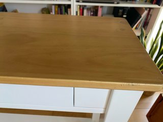 Mueble entrada La Redoute madera pino y blanco