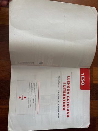 Llengua catalana i literatura, 1 ESO