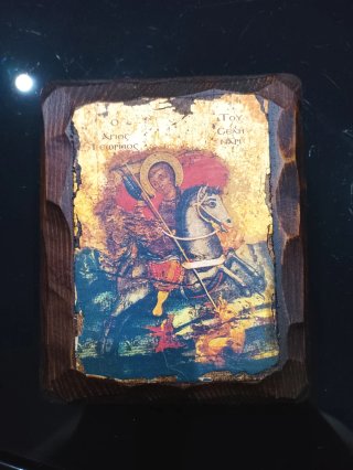 Icona Sacra Ortodossa San Giorgio