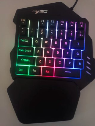 Mini Teclado Gamer HVSS RGB