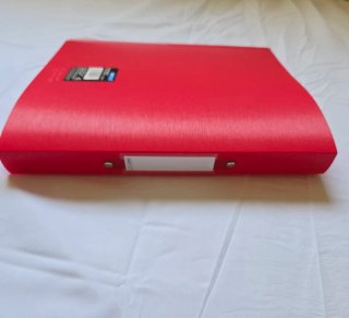 Archivador de 2 anillas rojo (nuevo)