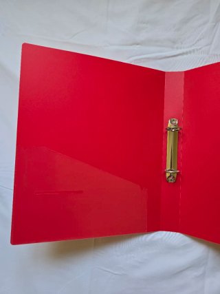 Archivador de 2 anillas rojo (nuevo)