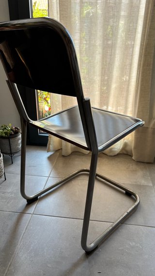 Sillas Vintage Azul y Plata (6 uds)