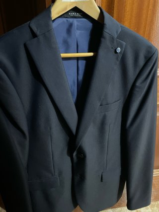 Chaqueta Zara azul marino