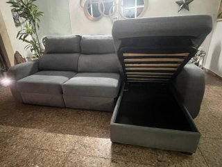 Sofá Chaise Longue Cama y Arcón