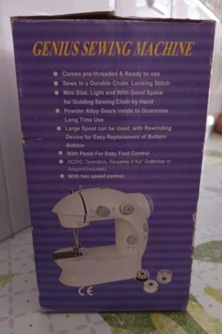 Máquina de coser Genius con doble hilo