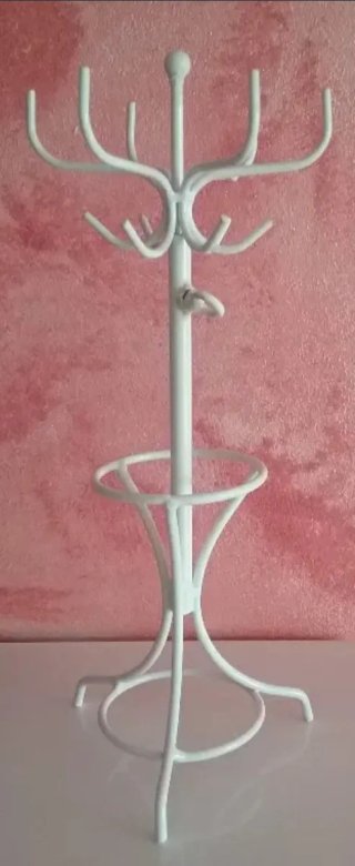Perchero de llaves blanco metal
