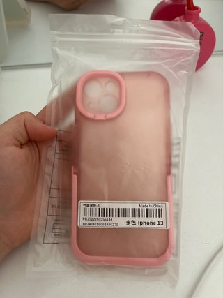 Funda iPhone 13 Rosa Translúcido