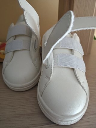 Zapatillas blancas velcro unisex