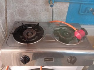Cocina de gas butano 2 fuegos