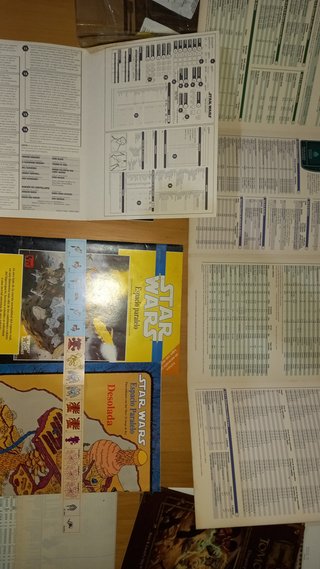 Juego Rol StarWars Pack Libros, Pantalla y Modulo