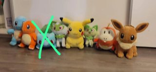 Lote o individual Peluches Pokémon: Pikachu, Eevee