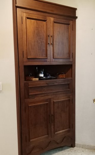 Mueble auxiliar rinconera madera pino