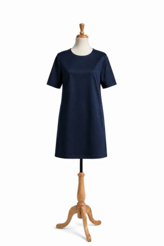 Vestido Zara Azul Marino Talla M