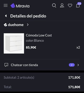2 Cajoneras Blancas