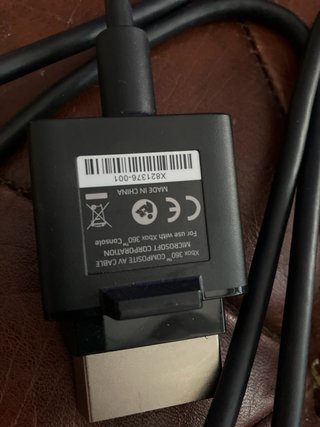 Cable AV RCA Original Xbox 360