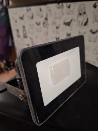 2 Focos LED Exterior 20W Negro