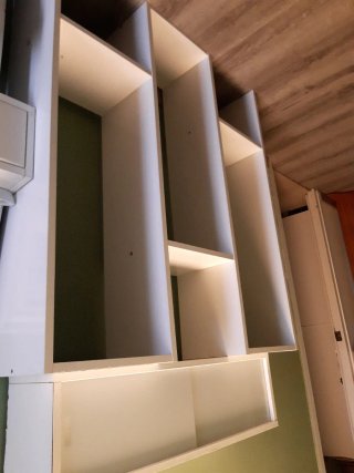 Estantería modular blanca