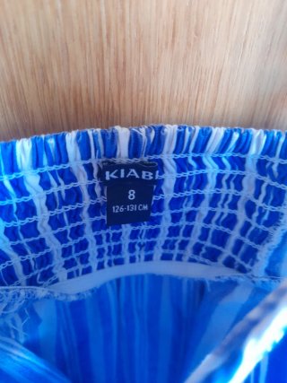 Vestido niña rayas azul T8