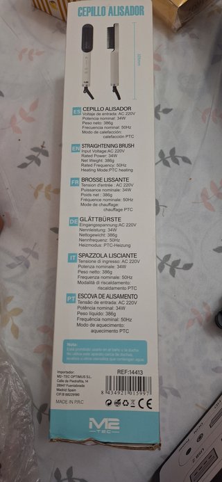 Cepillo Alisador M-909B
