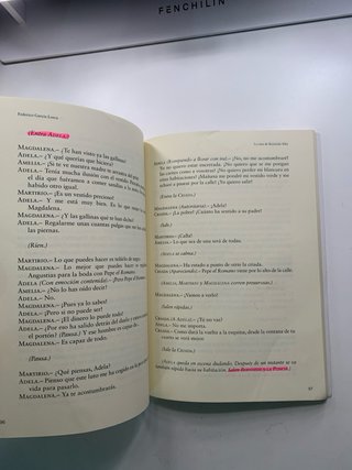 LIBRO LA CASA DE BERNARDA ALBA