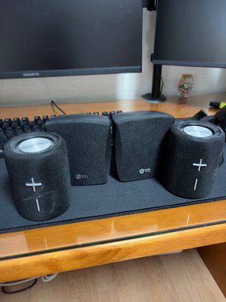 Pack altavoces negros