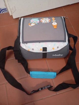 Bolso cambiador bebé I-baby gris