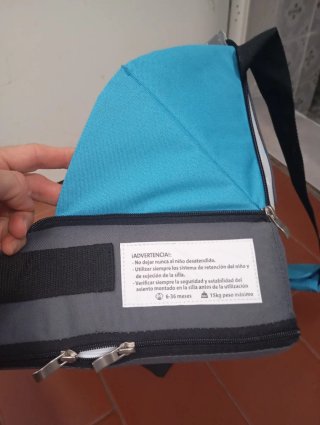 Bolso cambiador bebé I-baby gris