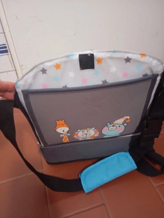 Bolso cambiador bebé I-baby gris