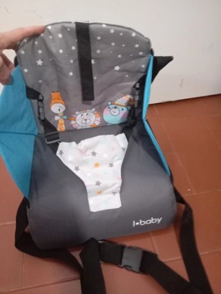 Bolso cambiador bebé I-baby gris