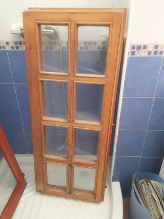 Ventana de madera 110x45